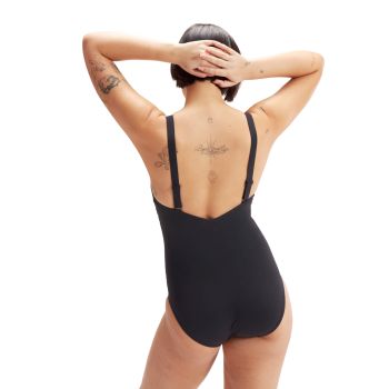 Speedo SPDSCU AMBERGLOW PT 1PC AF, ženski kupaći, crna