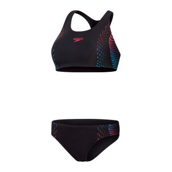 Speedo PLMT 2PC AF, ženski kupaći, crna
