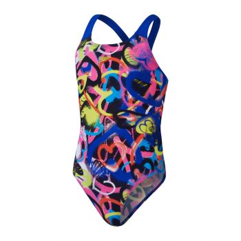 Speedo PT ALV PWRBCK JF, dječiji kupaći, šarena