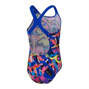 Speedo PT ALV PWRBCK JF, dječiji kupaći, šarena