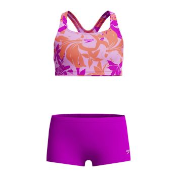 Speedo PT BLEG 2PC JF, dječiji kupaći, ljubičasta