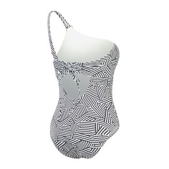 Speedo SPDSCU ASYMTRC PRNT 1PC AF, ženski kupaći, crna