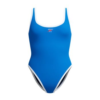 Speedo SOLID SCOOP 1PC AF, ženski kupaći, plava