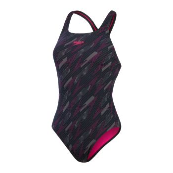 Speedo HYPERBOOM ALV MDLT AF, ženski kupaći, crna