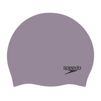Speedo PLAIN MOULDED SILICONE CAP AU, kapa za plivanje, siva