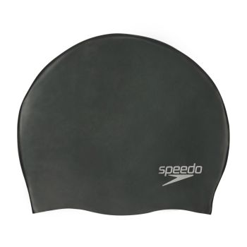 Speedo PLAIN MOULDED SILICONE CAP AU, kapa za plivanje, crna