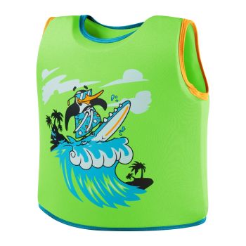 Speedo PRINTED FLOAT VEST IU, dječiji prsluk, zelena