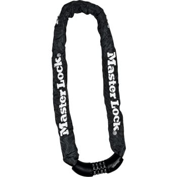 Masterlock 8392 VERIGA ŠTEVILKE 90CM, brava za bicikl, crna