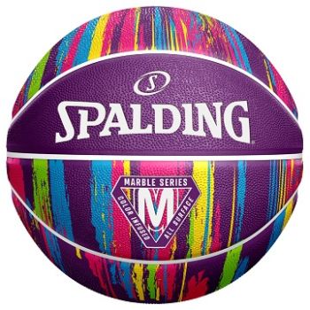 Spalding MARBLE SERIES PURPLE, lopta za košarku, ljubičasta