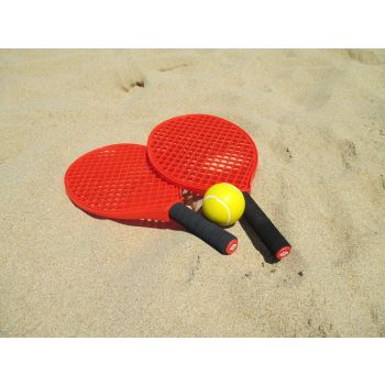 Schildkroet BEACHTENNIS SET, reket za stoni tenis, crvena