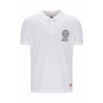 Russell Athletic AVERY CLASSIC POLO, muška polo majica, bijela