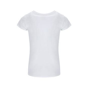 Russell Athletic PARKER S/S CREWNECK GRAPHIC TEE, ženska majica, bijela