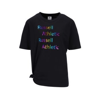 Russell Athletic TEAGAN BOY FRIEND CREWNECK TEE SHIRT, ženska majica, crna
