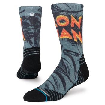 Stance IRON MAN CREW, čarape za planinarenje, siva