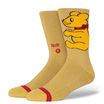 Stance GUMMIEBEAR CREW, ženske čarape, zlata