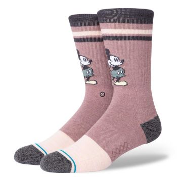 Stance VINTAGE DISNEY MICKEY CREW, ženske čarape, crvena