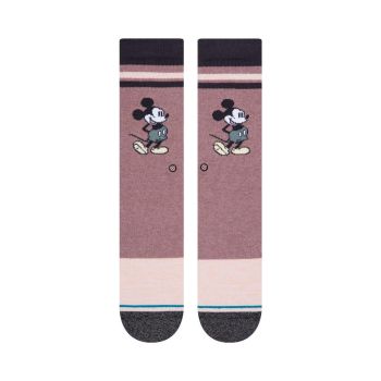 Stance VINTAGE DISNEY MICKEY CREW, ženske čarape, crvena