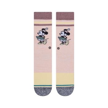 Stance VINTAGE DISNEY MINNIE CREW, ženske čarape, crvena