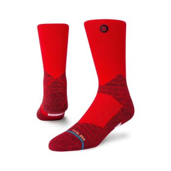 Stance ICON SPORT CREW, čarape za planinarenje, crvena