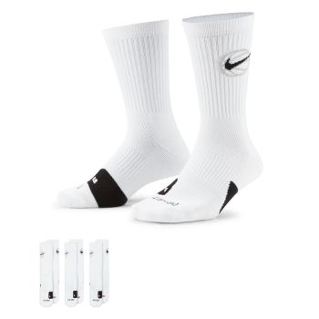 Nike U NK ED CREW BBALL 3PR, čarape, bijela