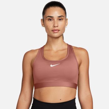 Nike W NK SWSH MED SPT BRA, ženski top, roza