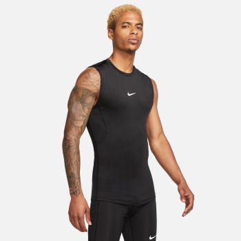 Nike M NP DF TOP SL TIGHT, muška majica za fitnes, crna