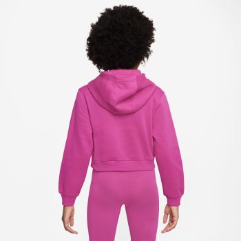 Nike G NSW CLUB FLC CRP HDY HBR, dječiji duks, bijela