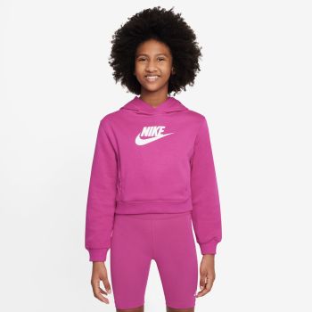 Nike G NSW CLUB FLC CRP HDY HBR, dječiji duks, bijela