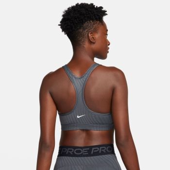 Nike W NP SWSH LGT SPT AOP BRA, ženski top, crna