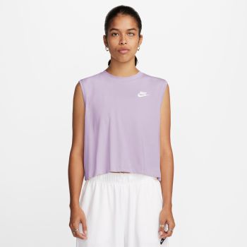 Nike W NSW CLUB CRP SL TEE, ženska majica, ljubičasta