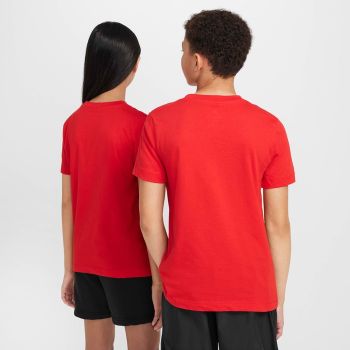 Nike K NSW TEE FUTURA HBR, dječija majica, crvena