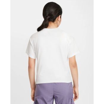 Nike G NSW TEE BOXY ESSNTL LBR, dječija majica, bijela