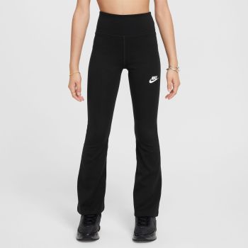 Nike G NSW CLSSC HR FLARE TGHT LBR, dječiji donji dio trenerke, crna