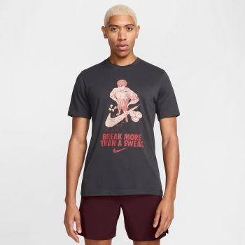 Nike M NK DF TEE IYKYK FITNESS, muška majica za fitnes, siva