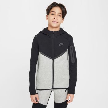 Nike B NSW TCH FLC FZ - PD, dječiji duks, crna