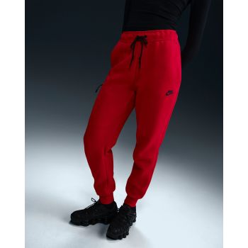 Nike W NSW TCH FLC MR JGGER 2, ženski donji dio trenerke, crvena