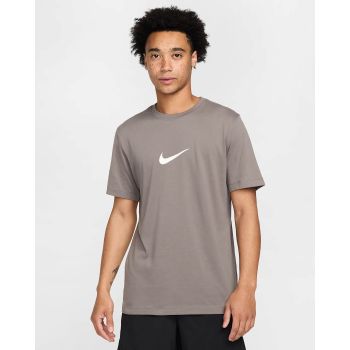 Nike M NK DF TEE VERBIAGE, muška majica za fitnes, siva