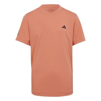 Adidas B CLUB 3STR TEE, dječija majica za tenis, narandžasta