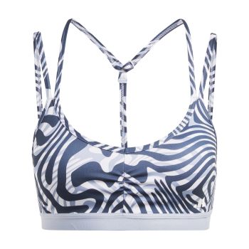 Adidas YGA ESS LS AOP, ženski top, plava