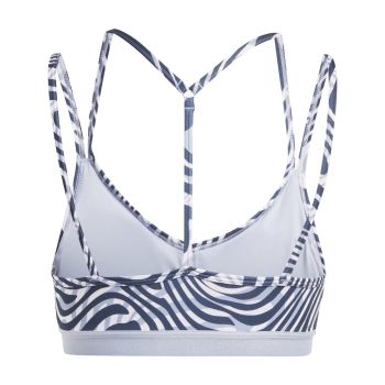 Adidas YGA ESS LS AOP, ženski top, plava