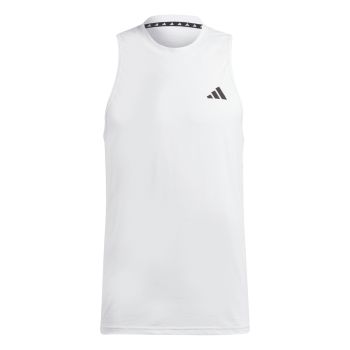 Adidas TR-ES FR SL T, muška majica za fitnes, bijela