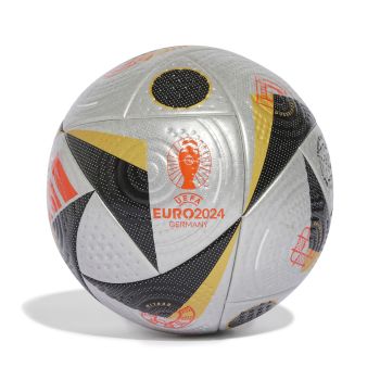 Adidas EURO24 PRO F, lopta za fudbal, srebrna