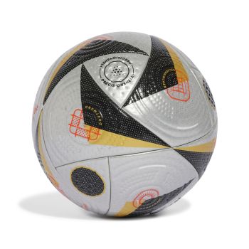 Adidas EURO24 PRO F, lopta za fudbal, srebrna