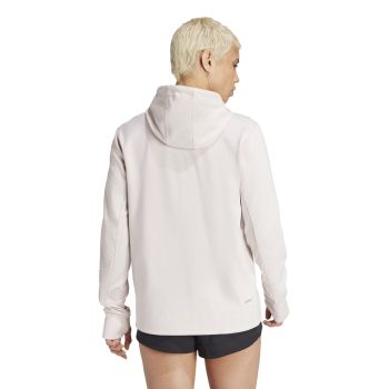 Adidas W FZ HD, ženski duks za fitnes, bijela