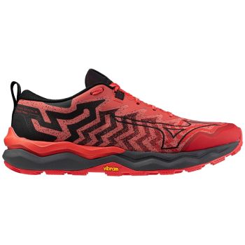 Mizuno WAVE DAICHI 8, muške patike za trail trčanje, crvena