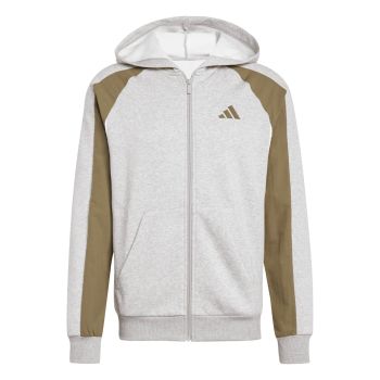 Adidas M ESS CB FZ HD, muški duks, siva