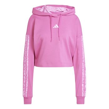 Adidas W AOP 3S HD, ženski duks, roza