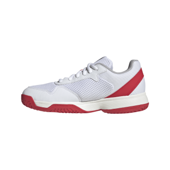 Adidas COURTFLASH K, dječije patike za tenis, bijela