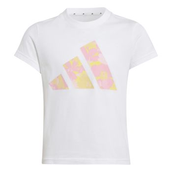 Adidas JG FLWR T, dječija majica, bijela
