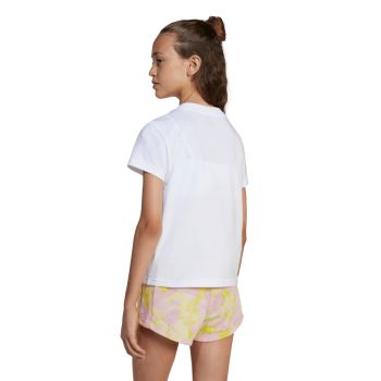 Adidas JG FLWR T, dječija majica, bijela